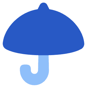 Open Umbrella Icon from Plump Flat - Free Set