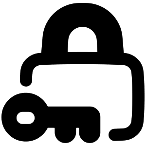 Padlock Key Icon from Plump Remix - Free Set