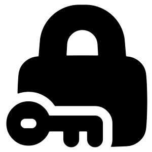 Padlock Key Icon from Plump Solid - Free Set