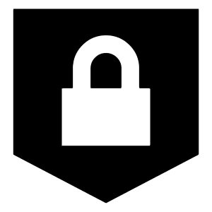 Padlock Shield Icon from Sharp Solid - Free Set