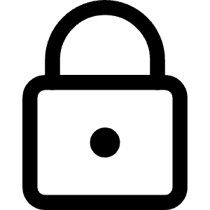 Padlock Square 1 Icon from Core Line - Free Set