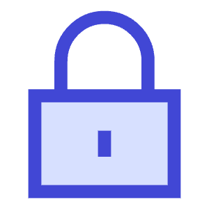 Padlock Square 1 Icon from Sharp Duo - Free Set