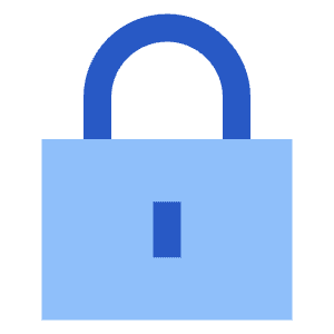 Padlock Square 1 Icon from Sharp Flat - Free Set