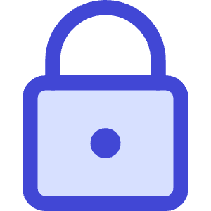 Padlock Square 1 Icon from Core Duo - Free Set