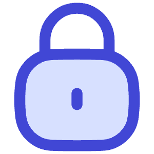 Padlock Square 1 Icon from Flex Duo - Free Set