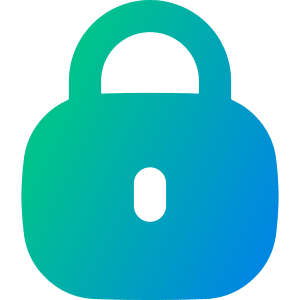 Padlock Square 1 Icon from Flex Gradient - Free Set