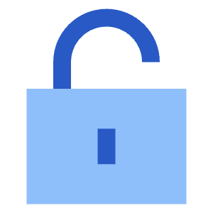 Padlock Square 2 Icon from Sharp Flat - Free Set
