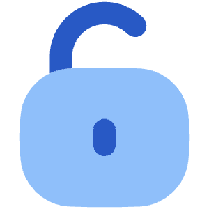 Padlock Square 2 Icon from Flex Flat - Free Set