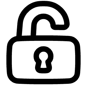 Padlock Square 2 Icon from Plump Line - Free Set