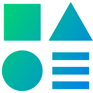 Page Setting Icon from Sharp Gradient- Free Set