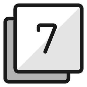 Paginate Filter 7 Icon from Ultimate Colors - Free Set