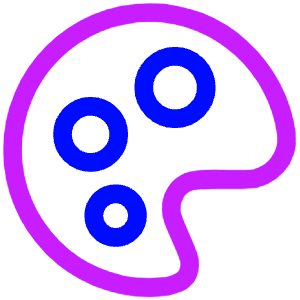 Paint Palette Icon from Plump Neon - Free Set