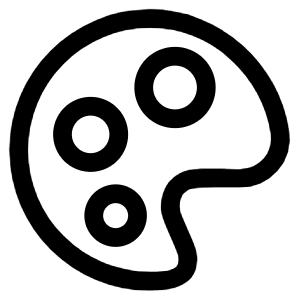 Paint Palette Icon from Plump Line - Free Set