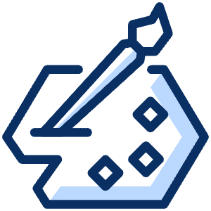 Paint Palette Icon from Cyber Duotone - Free Set