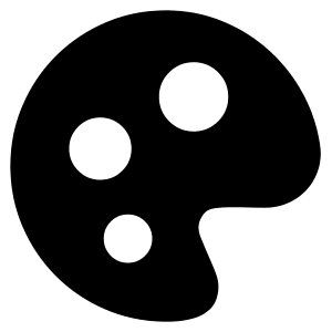 Paint Palette Icon from Plump Solid - Free Set