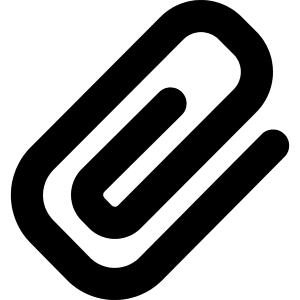 Paperclip 1 Icon from Core Solid - Free Set