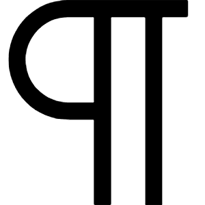 Paragraph Icon from Nova Line - Free Set
