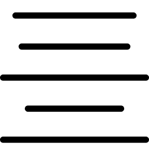 Paragraph Center Align Icon from Ultimate Light - Free Set