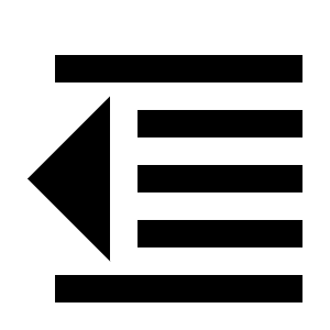 Paragraph Indent Left 2 Icon from Nova Line - Free Set