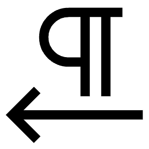 Paragraph Right To Left Icon from Sharp Line - Free Set