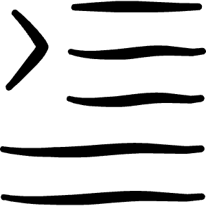 Paragraphs Indent Icon from Freehand Line - Free Set