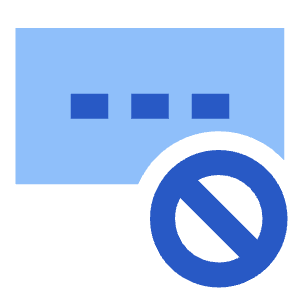 Password Block Icon from Sharp Flat - Free Set