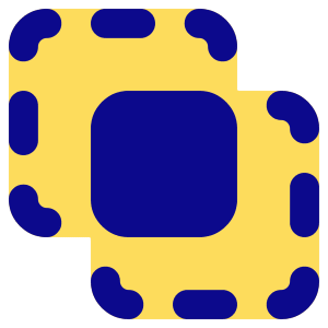 Pathfinder Square Intersect Icon from Core Pop - Free Set