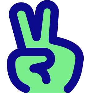 Peace Hand Icon from Core Pop - Free Set