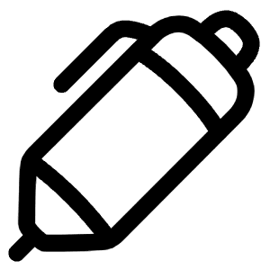 Pen 1 Icon from Plump Line - Free Set