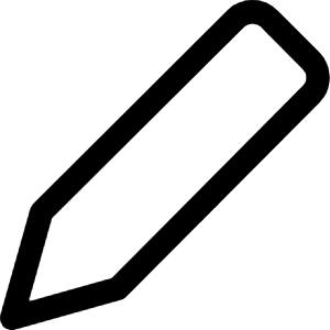 Pencil Icon from Core Line - Free Set