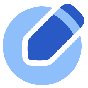 Pencil Circle Icon from Plump Flat - Free Set