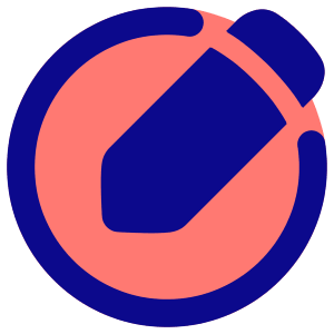 Pencil Circle Icon from Plump Pop - Free Set