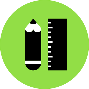 Pencil Ruler 2 Icon from Kameleon Pop - Free Set