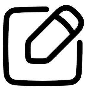 Pencil Square Icon from Plump Line - Free Set