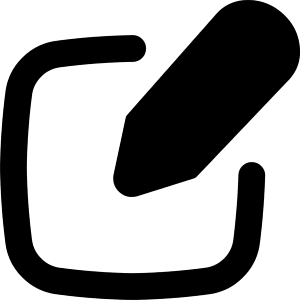 Pencil Square Icon from Flex Remix - Free Set