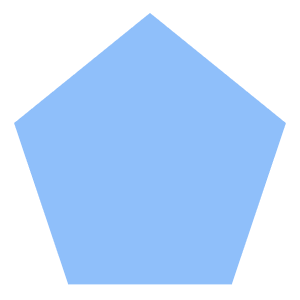 Pentagon Icon from Sharp Flat - Free Set