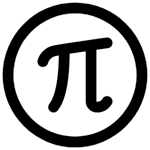 Pi Symbol Circle Icon from Core Line - Free Set