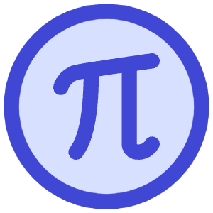 Pi Symbol Circle Icon from Core Duo - Free Set