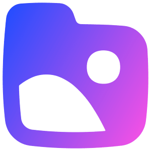 Pictures Folder Memories Icon from Flex Gradient - Free Set