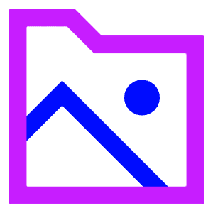 Pictures Folder Memories Icon from Sharp Neon - Free Set