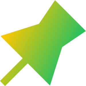 Pin 1 Icon from Sharp Gradient- Free Set