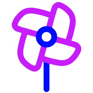 Pinwheel Icon from Plump Neon - Free Set