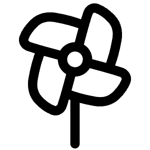 Pinwheel Icon from Plump Line - Free Set