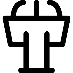 Podium Icon from Core Line - Free Set