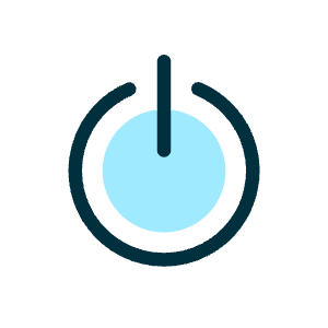 Power Button Icon from Ultimate Duotone - Free Set