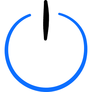 Power Button Icon from Freehand Duotone - Free Set