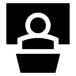 Presentation Icon from Sharp Solid - Free Set