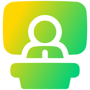 Presentation Icon from Plump Gradient - Free Set