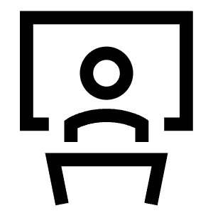 Presentation Icon from Sharp Line - Free Set