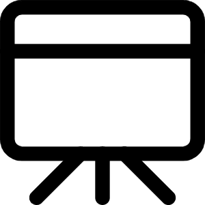 Projector Board Icon from Core Line - Free Set